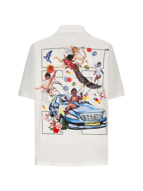 FRESCO ARROW POPL BOWLING SHI WHITE - MU