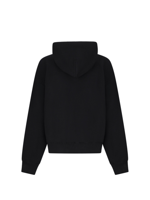BIG BOOKISH SKATE HOODIE BLACK WHITE 