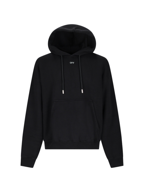 VIBE ARROW SKATE HOODIE BLACK - AQUA GLA