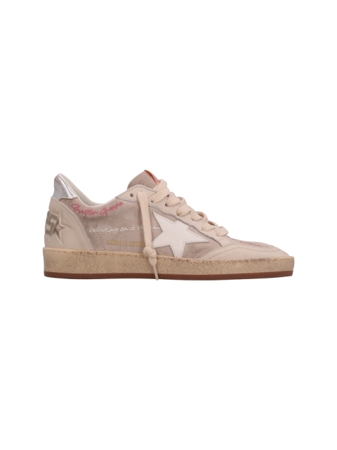 BALLSTAR SUEDE UPPER LEATHER TOE STAR AND SPUR LAMINATED HEEL