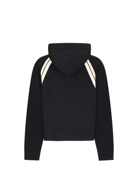 CURVED LOGO TRACK HOODY
