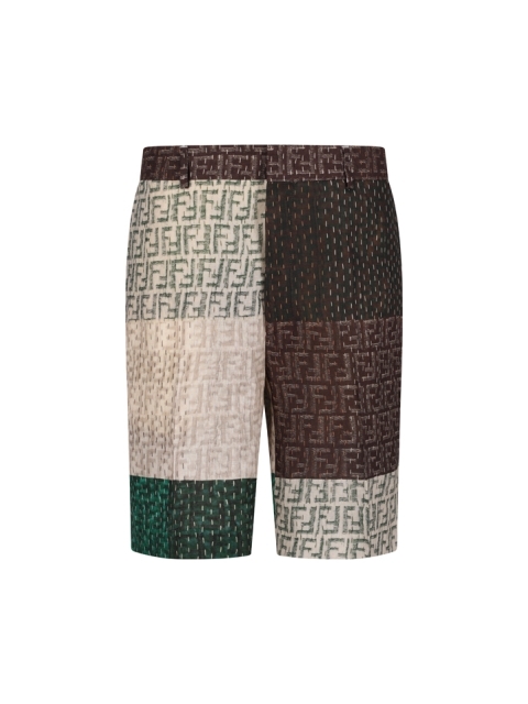 SHORTS LINEN FF PATCHWORK