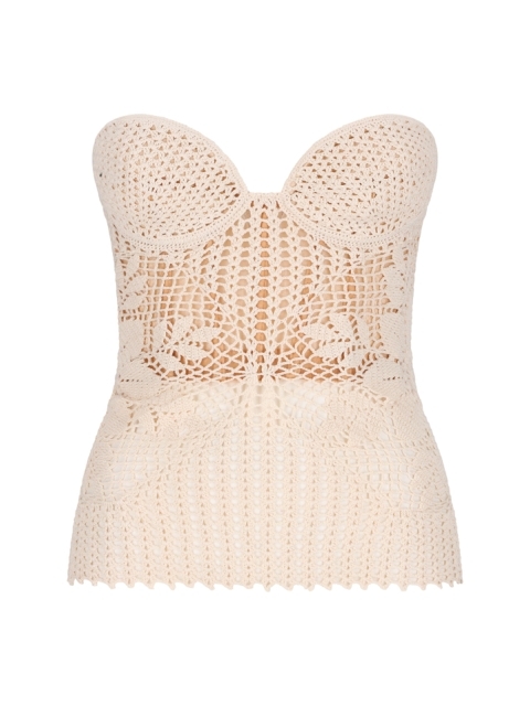 SS25 CROCHET 08 BLOUSE CREAM