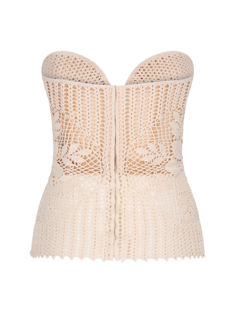 SS25 CROCHET 08 BLOUSE CREAM