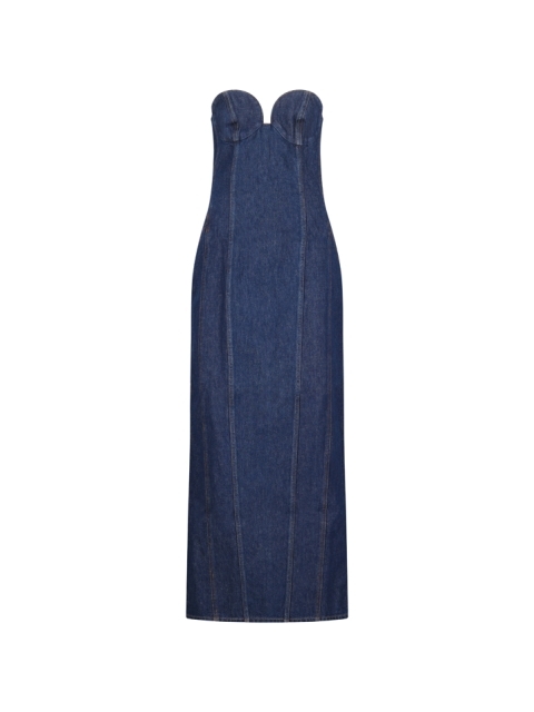 AW23 DENIM 05 DRESS NAVY