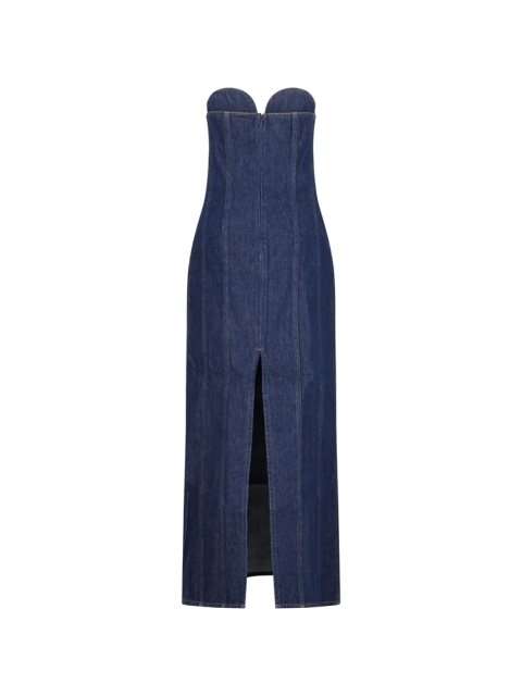 AW23 DENIM 05 DRESS NAVY