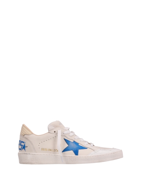 BALLSTAR WITH HF HEEL AND PADDED TONGUE LEATHER UPPER HF HEEL AND FORATED SPUR SUEDE TOE AND STAR