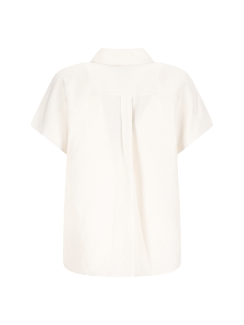 LINEN BLEND SS SHIRT