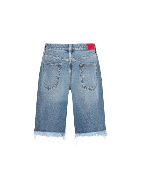 DENIM LOW WAIST BERMUDA