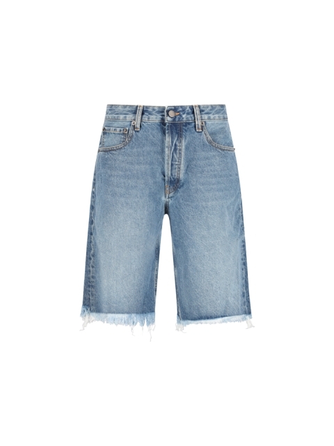 DENIM LOW WAIST BERMUDA