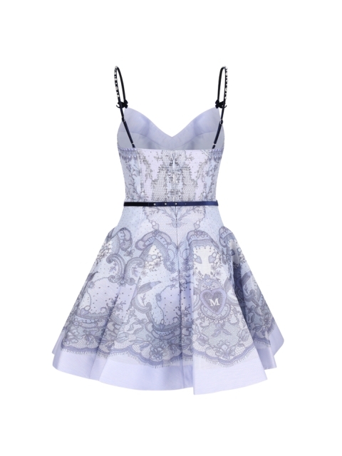 CRUSH TWIST FRONT MINI DRESS