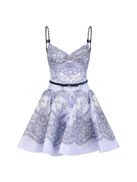 CRUSH TWIST FRONT MINI DRESS