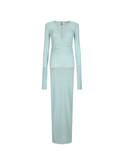 4A277A SHINY JERSEY DRESS