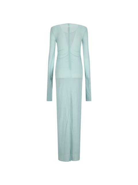 4A277A SHINY JERSEY DRESS